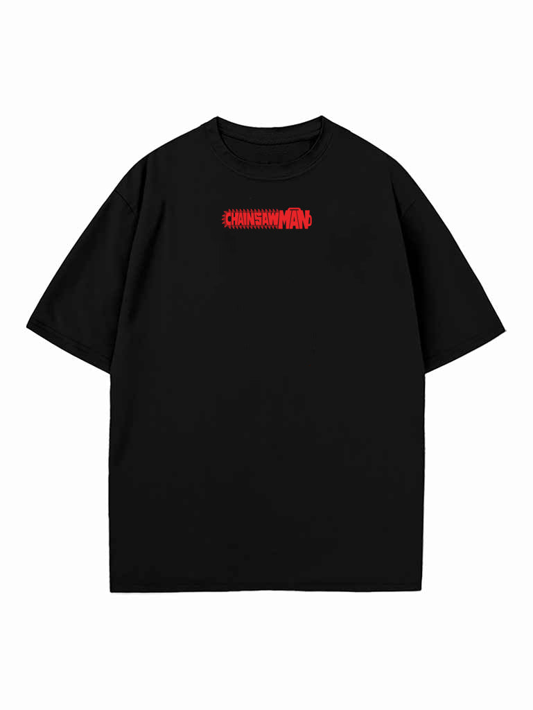 DENJI OVERSIZE T-SHİRT-CHAİNSAW MAN