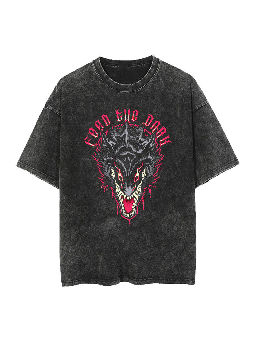 GUTS DOG VINTAGE OVERSIZE T-SHİRT-BERSERK