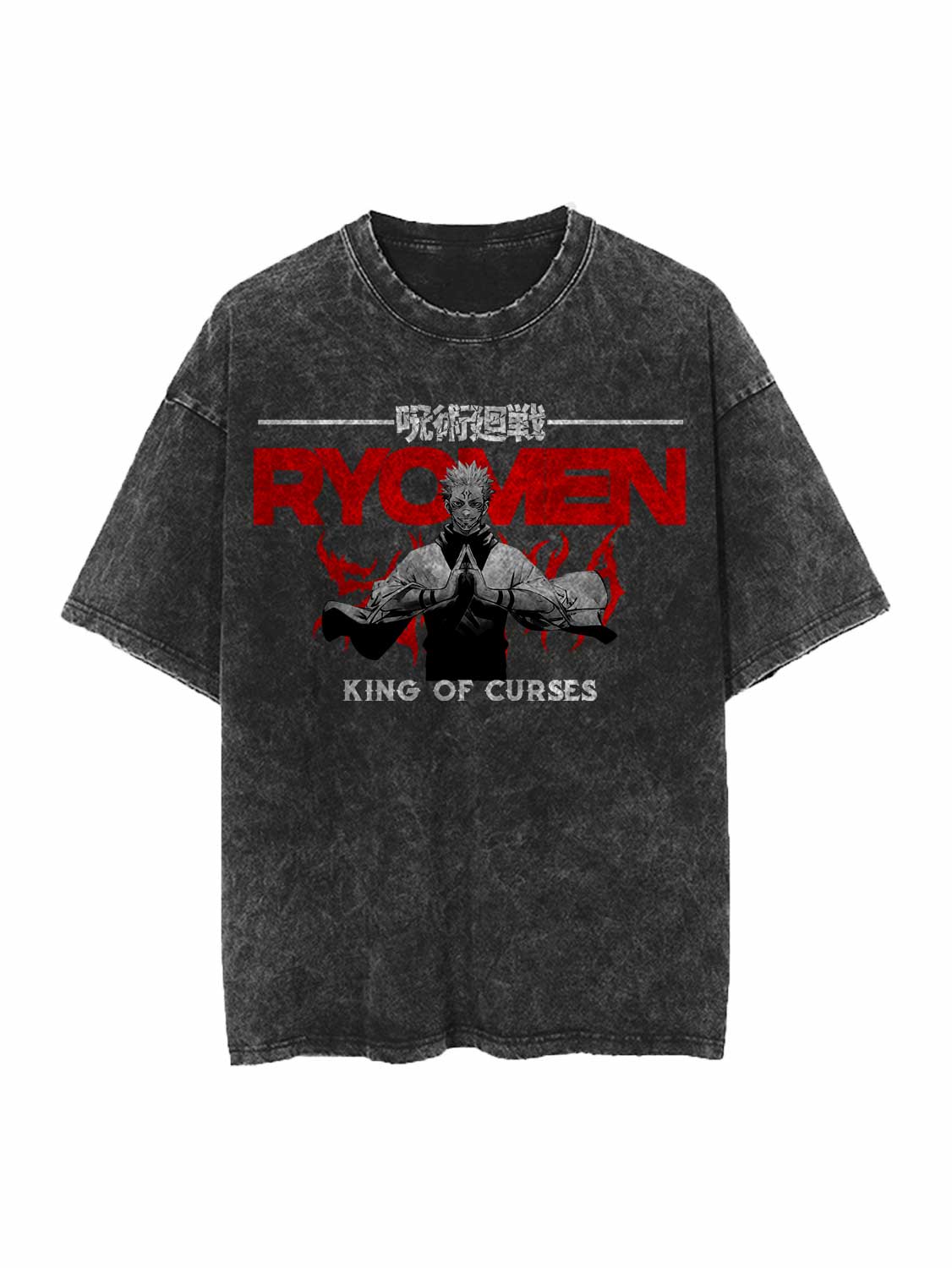 SPECIAL SUKUNA VINTAGE OVERSIZE T-SHİRT-JUJİTSU KAİSEN
