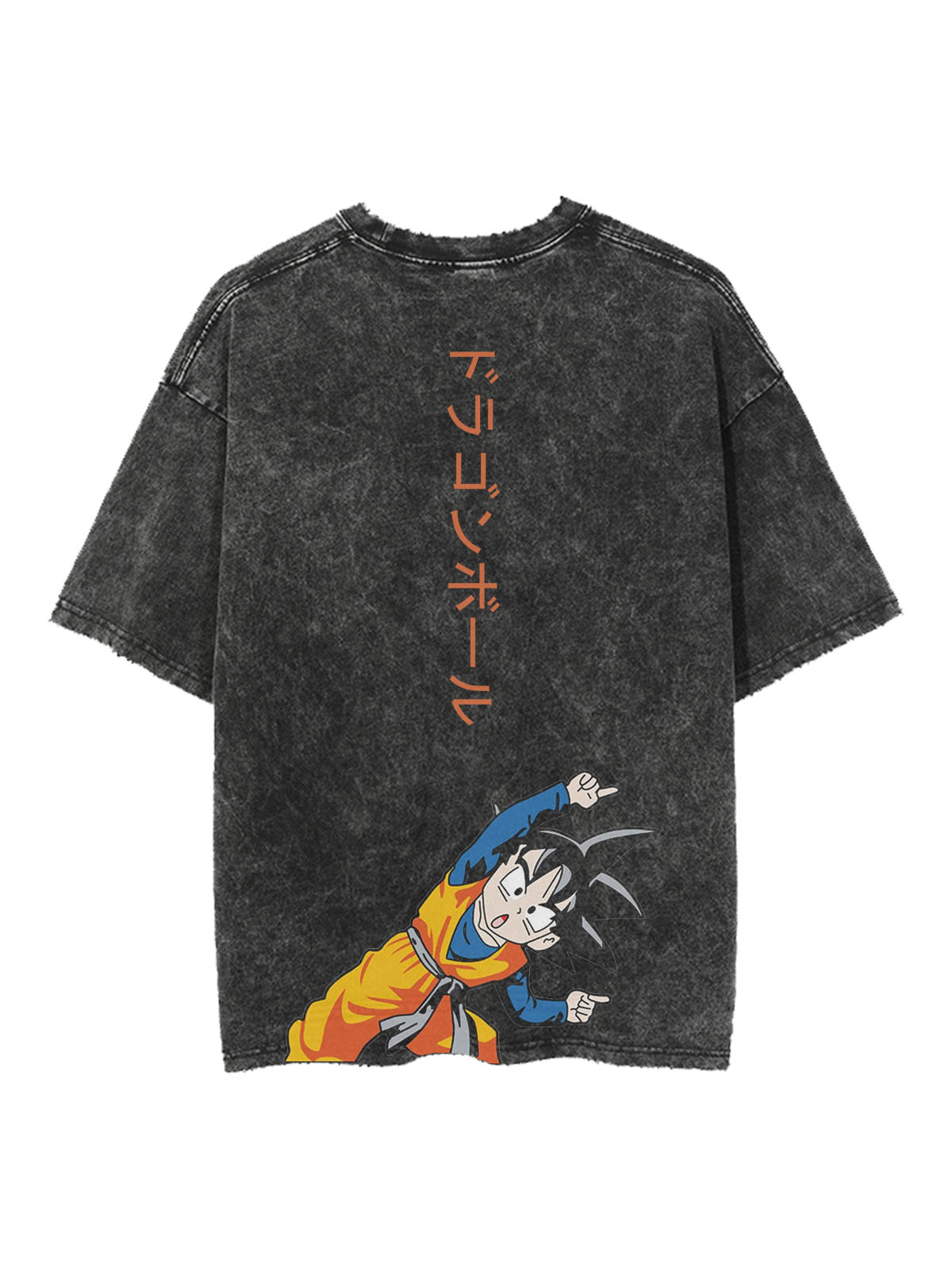 TRUNKS X GOTEN FUSION VINTAGE OVERSIZE T-SHİRT-DRAGON BALL