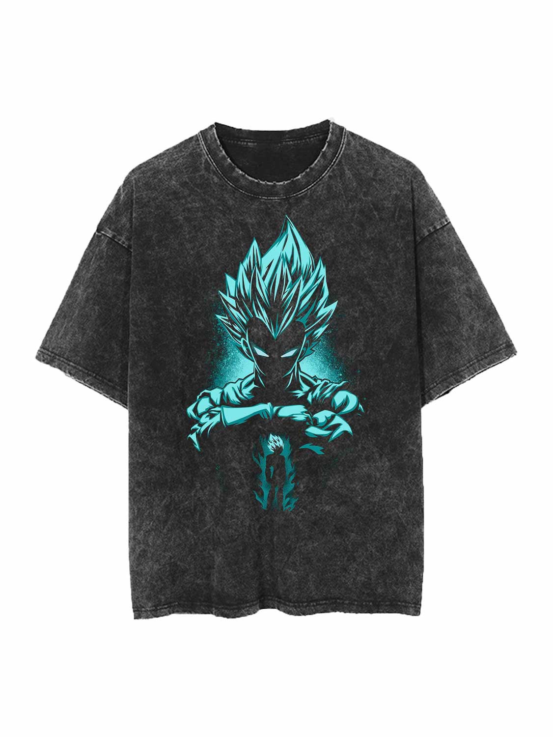 VEGETA VINTAGE OVERSIZE T-SHİRT-DRAGON BALL
