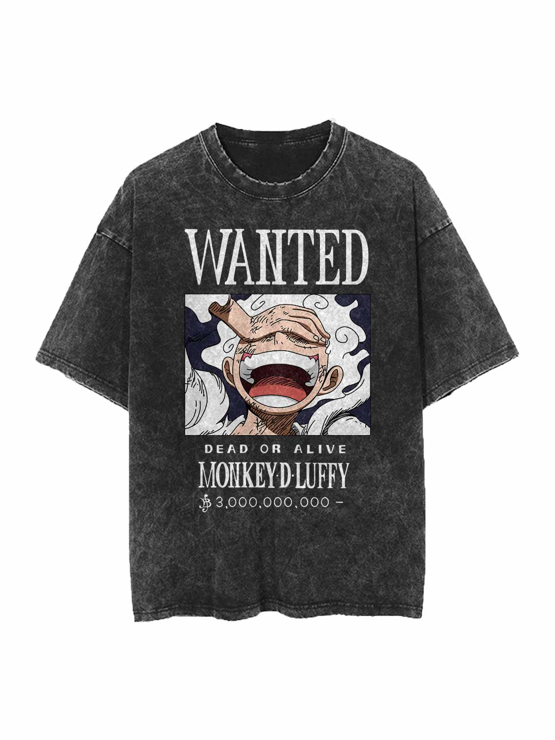 GEAR 5 BOUNTY POSTER VINTAGE OVERSIZE T-SHİRT-ONE PİECE