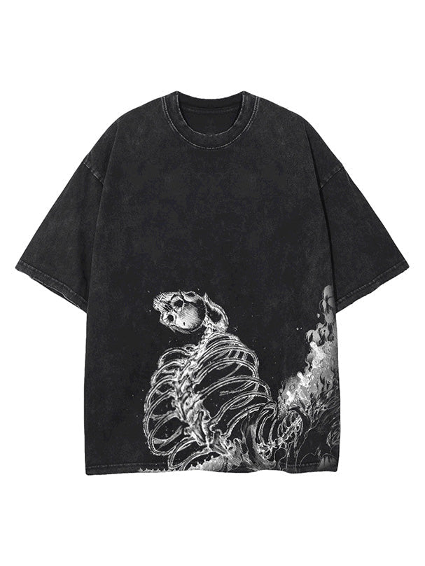 FOUNDING TITAN VINTAGE OVERSIZE T-SHİRT-ATTACK ON TİTAN