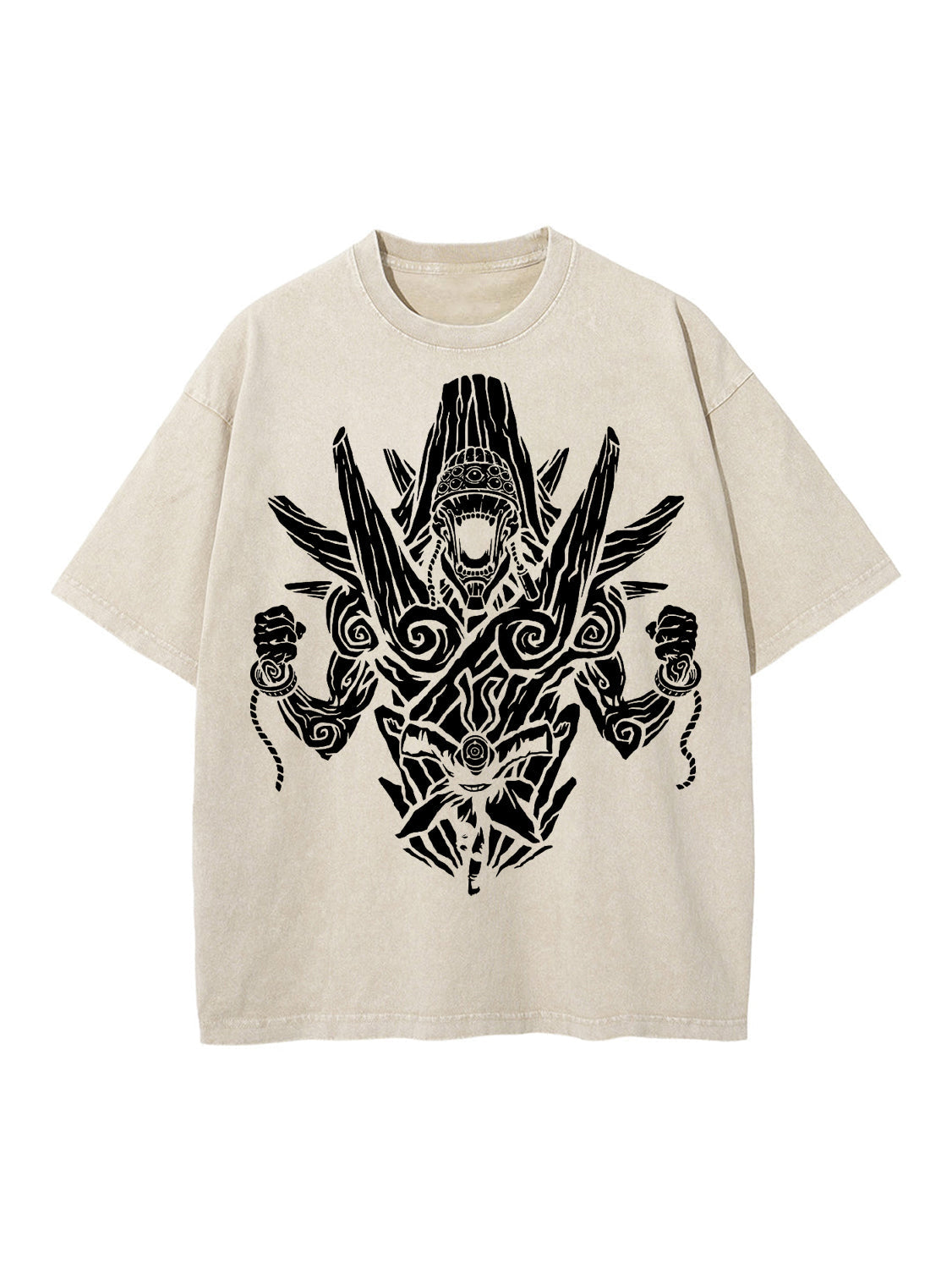 OBITO BEIGE T-SHİRT-NARUTO