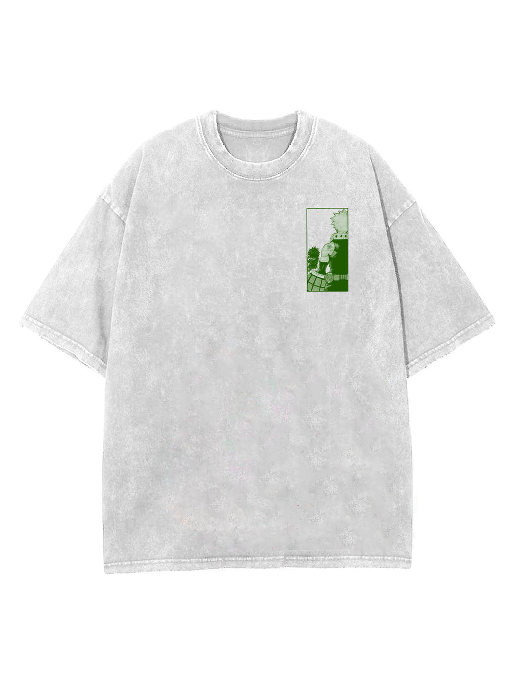 2-SIDED BAKUGO AND DEKU  VINTAGE OVERSIZE T-SHİRT-MY HERO ACEDEMİA