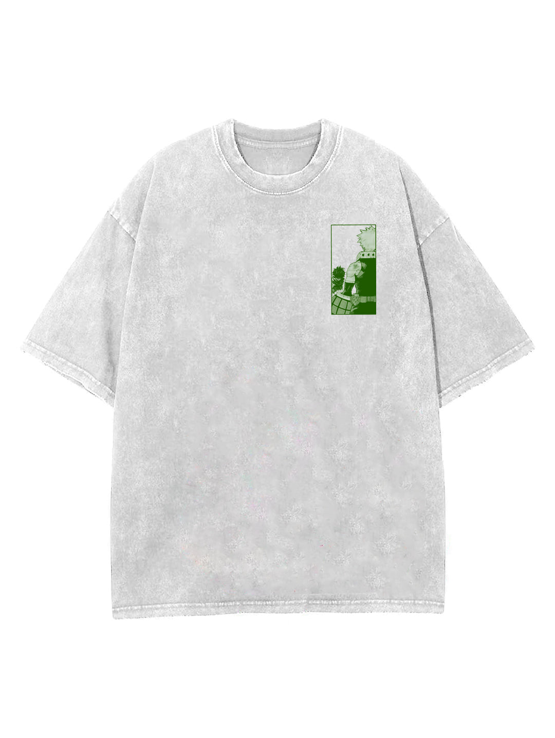 2-SIDED BAKUGO AND DEKU  VINTAGE OVERSIZE T-SHİRT-MY HERO ACEDEMİA