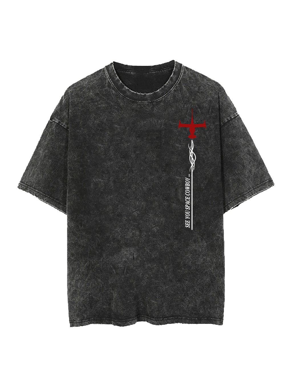 2-SIDED COWBOY BEPOP VINTAGE OVERSIZE T-SHİRT