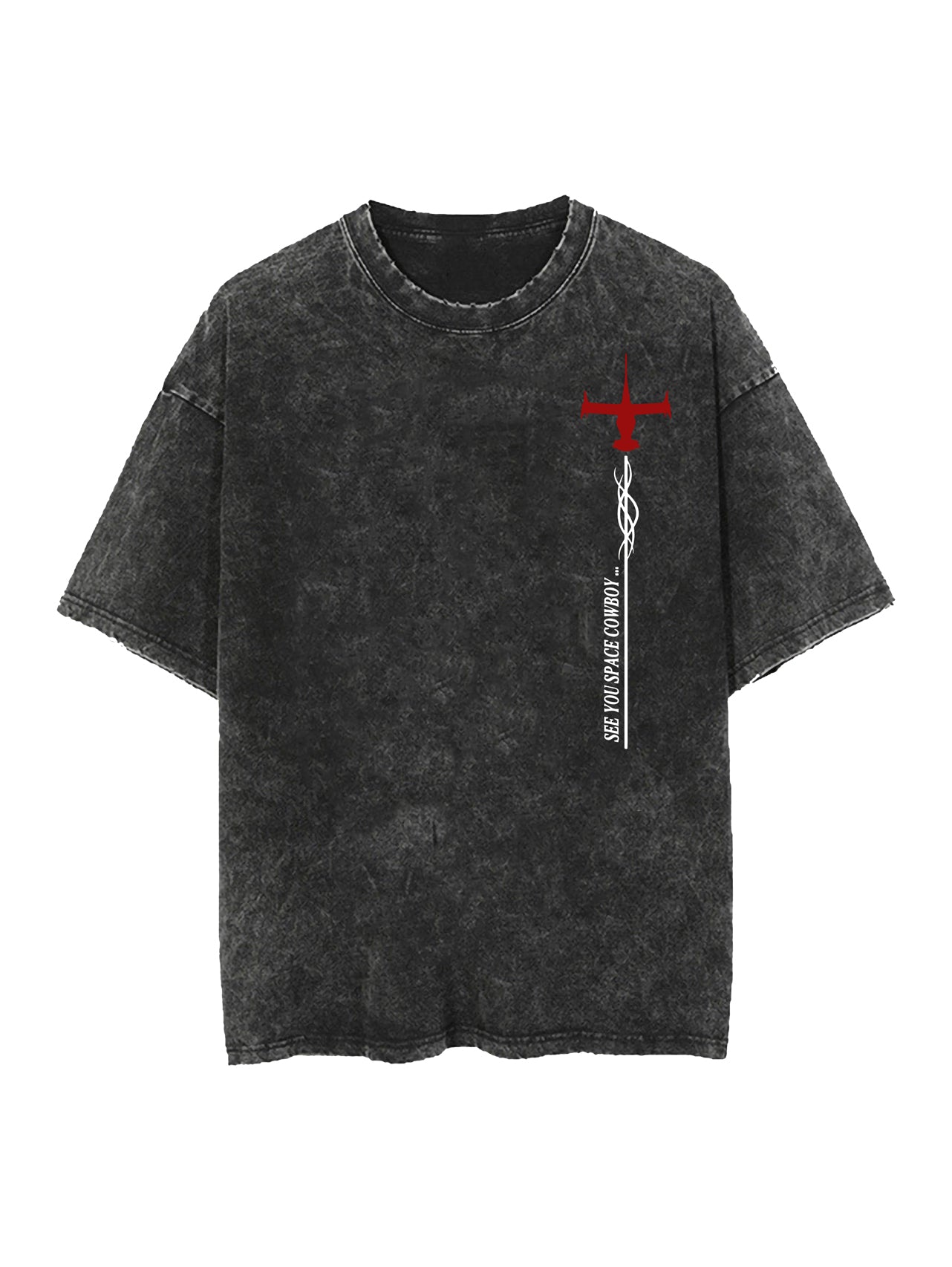 2-SIDED COWBOY BEPOP VINTAGE OVERSIZE T-SHİRT