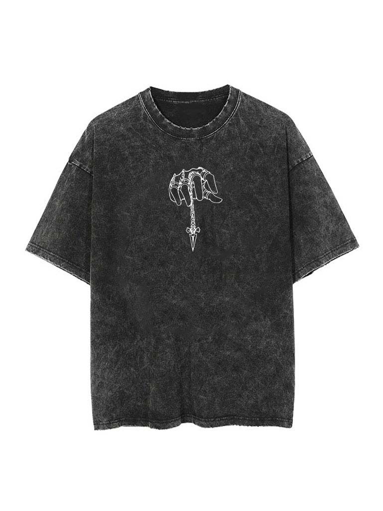 CHAIN MASTER VINTAGE OVERSIZE T-SHİRT-HUNTER X HUNTER