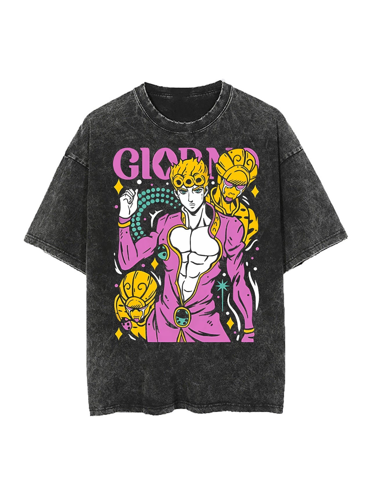 GIORNO VINTAGE OVERSIZE T-SHİRT-JOTARO KUJO
