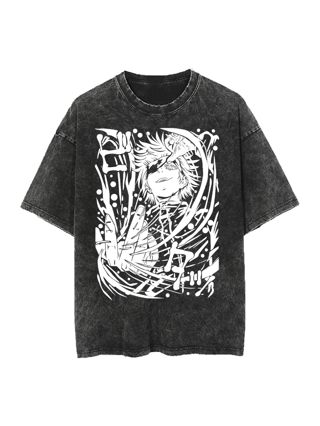 SATORU'S POWER VINTAGE T-SHİRT-JUJİTSU KAİSEN