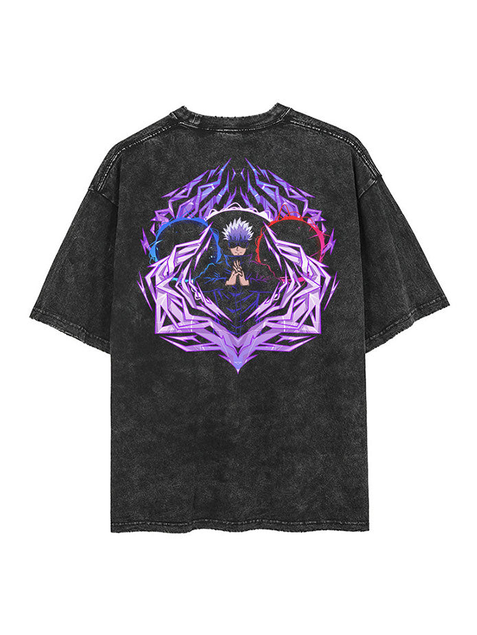 GOJO VOID VINTAGE OVERSIZE T-SHİRT-JUJİTSU KAİSEN