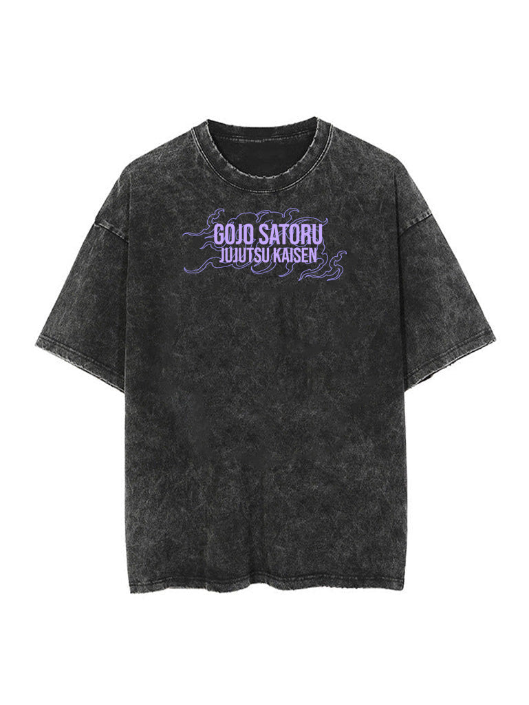 GOJO VOID VINTAGE OVERSIZE T-SHİRT-JUJİTSU KAİSEN
