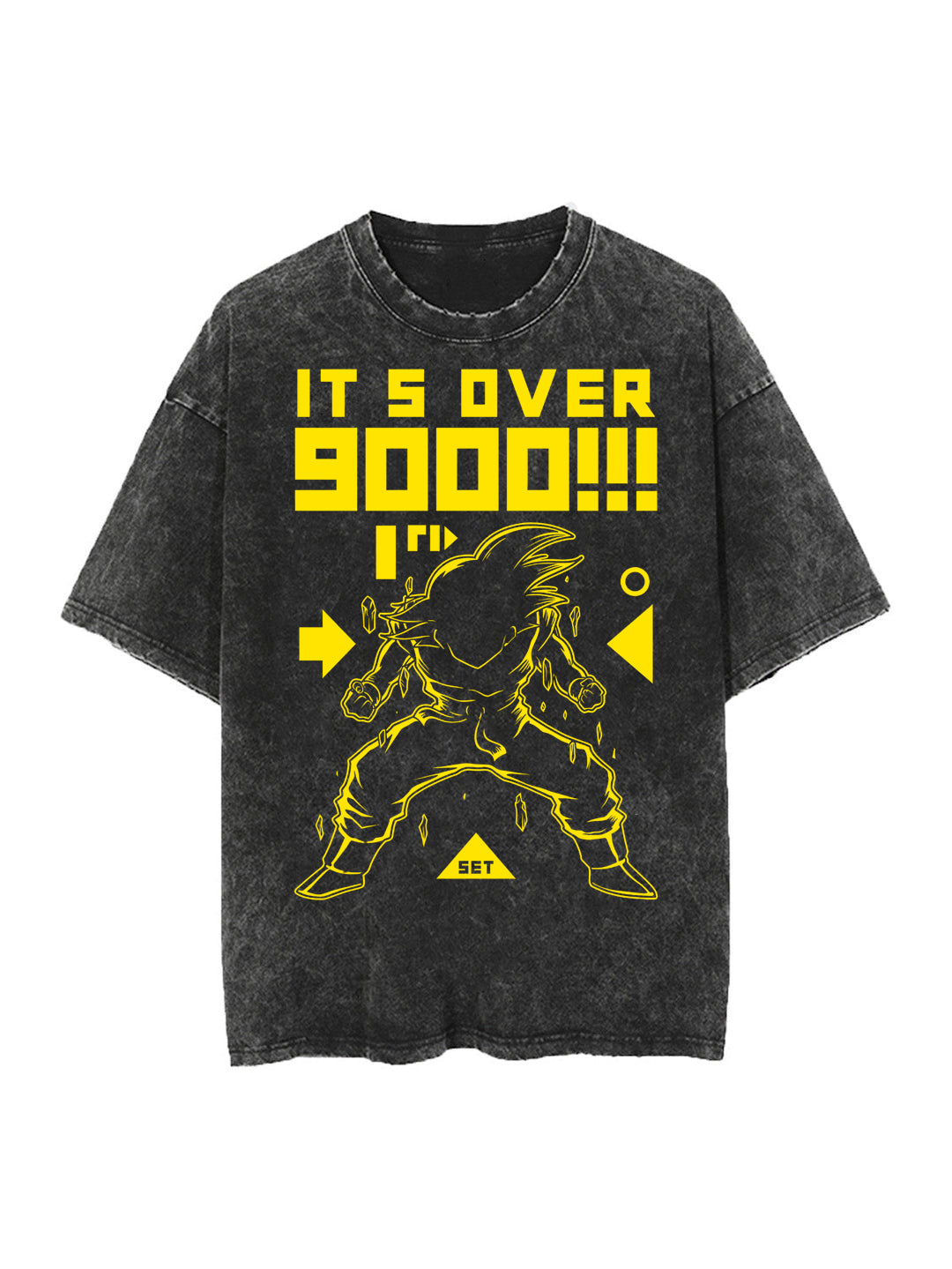 GOKU POWER LIMIT VINTAGE OVERSIZE T-SHİRT-DRAGON BALL