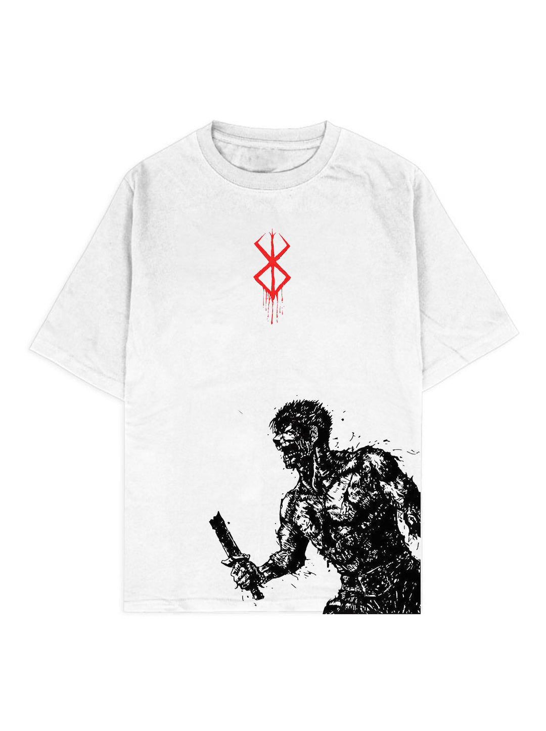 Guts Anguish Retro T-SHİRT-BERSERK
