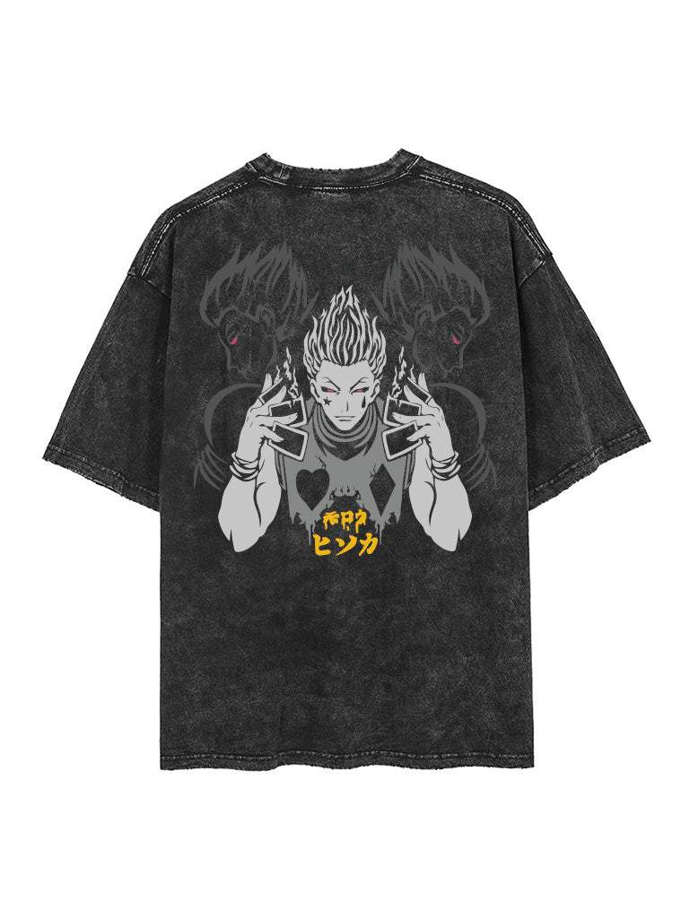JOKER SHADOWS VINTAGE OVERSIZE T-SHİRT-HUNTER X HUNTER