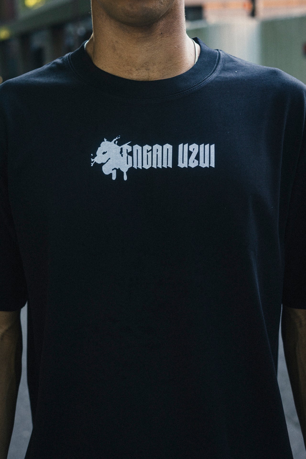 UZUI OVERSIZE T-SHİRT-BLEACH