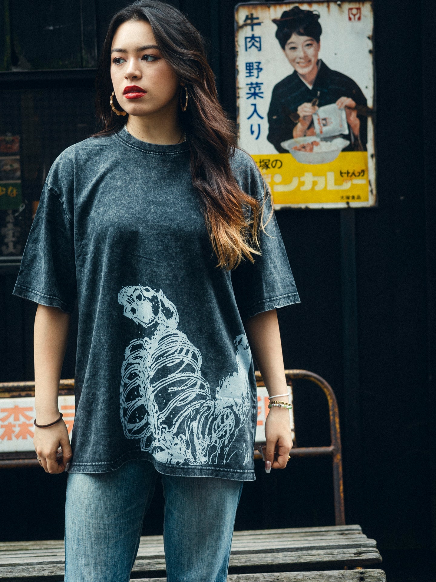 FOUNDING TITAN VINTAGE OVERSIZE T-SHİRT-ATTACK ON TİTAN