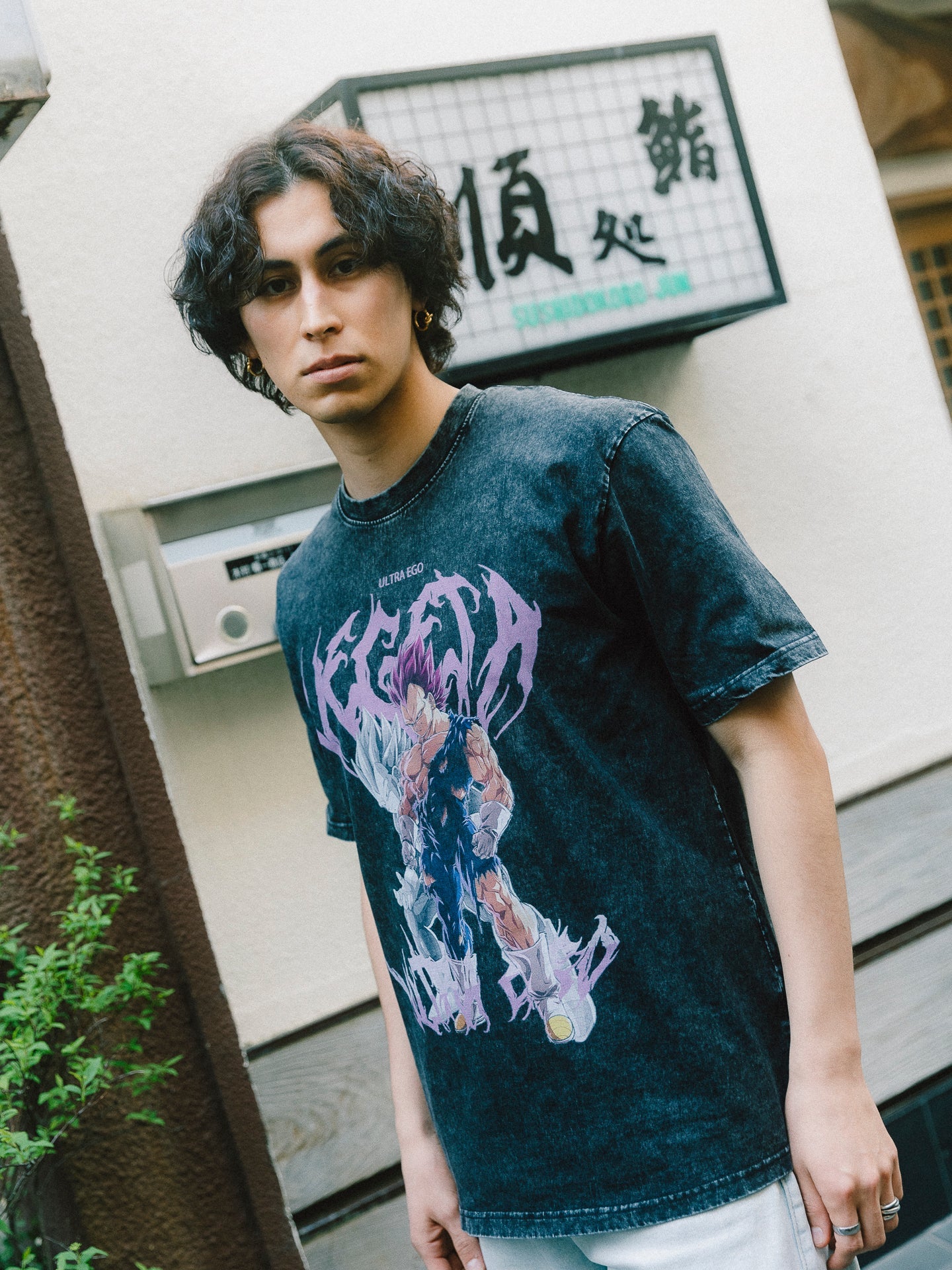 VEGETA ULTRA EGO VINTAGE OVERSIZE T-SHİRT-DRAGON BALL