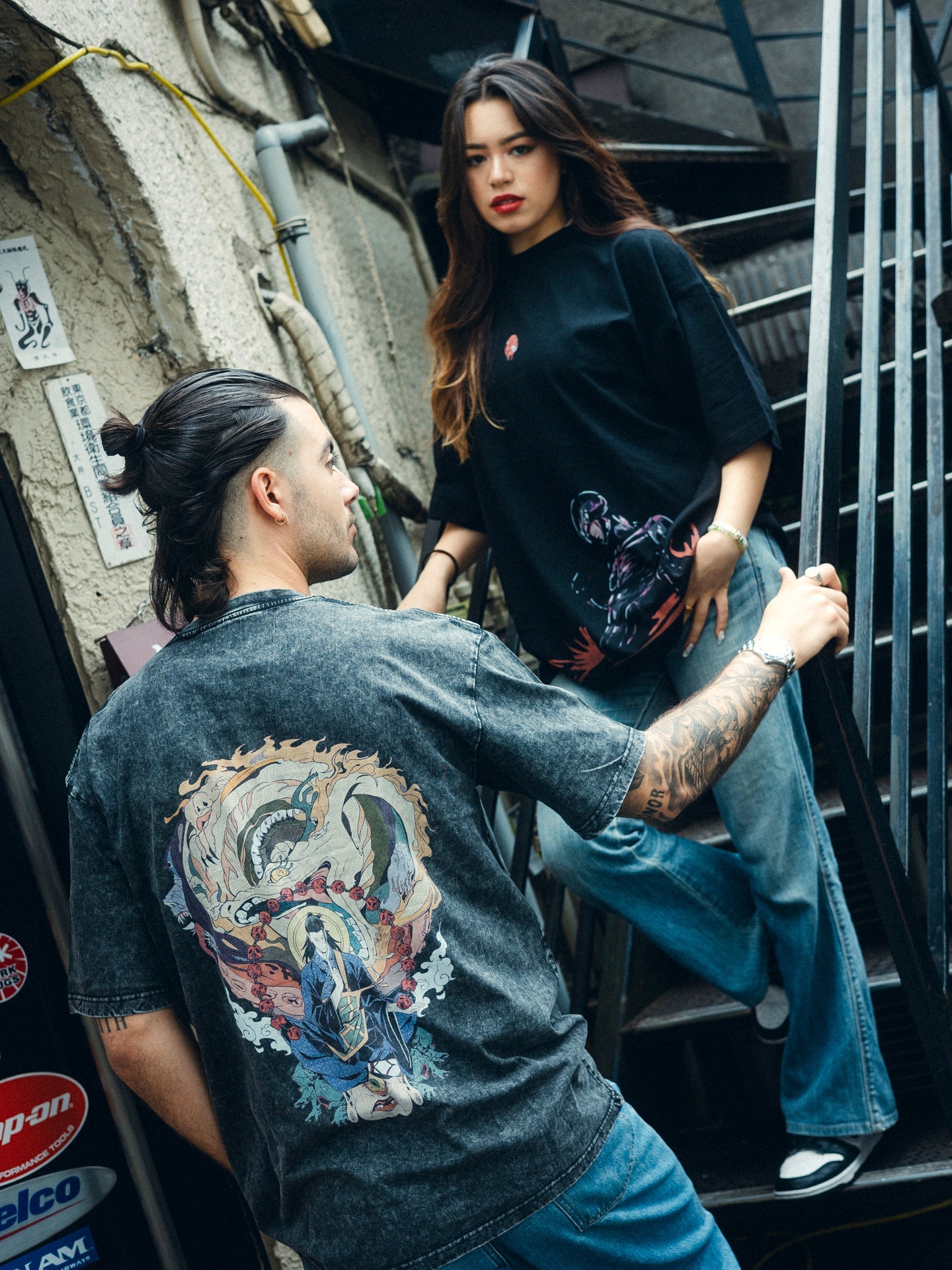 GETO MASSACRE VINTAGE OVERSIZE T-SHİRT-JUJİTSU KAİSEN
