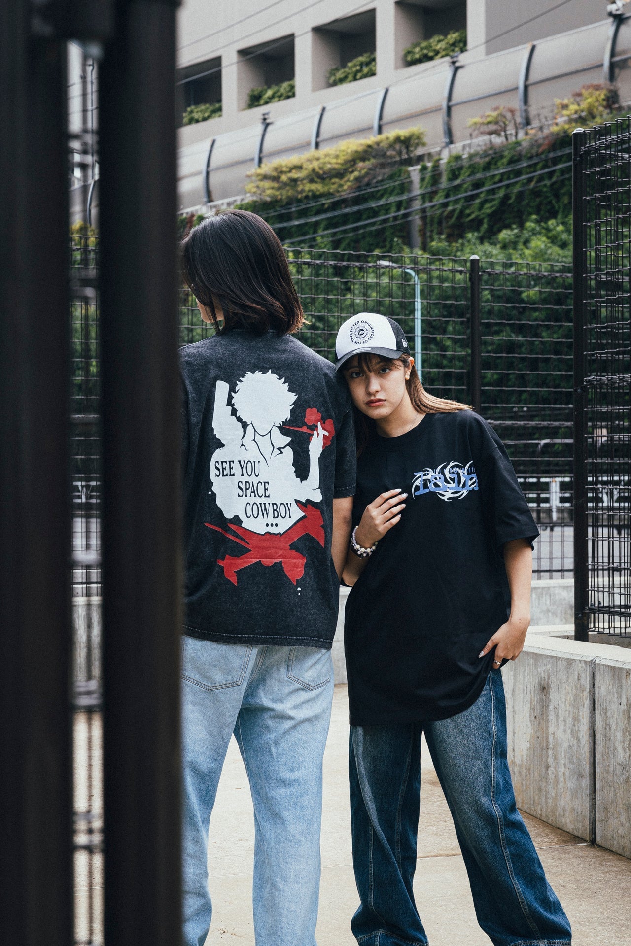 2-SIDED COWBOY BEPOP VINTAGE OVERSIZE T-SHİRT