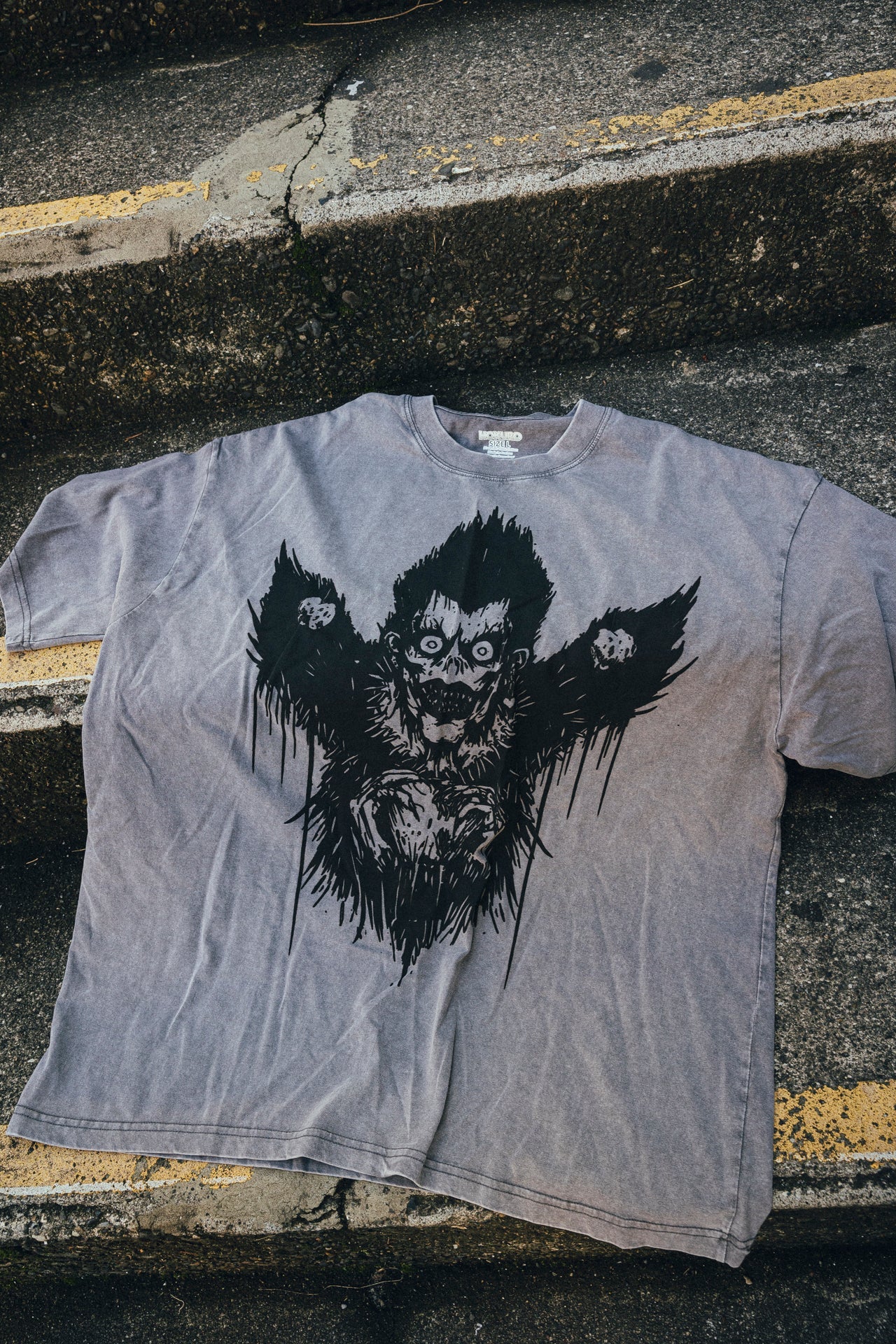 SHINIGAMI RYUK VINTAGE OVERSIZE T-SHİRT-DEATH NOTE