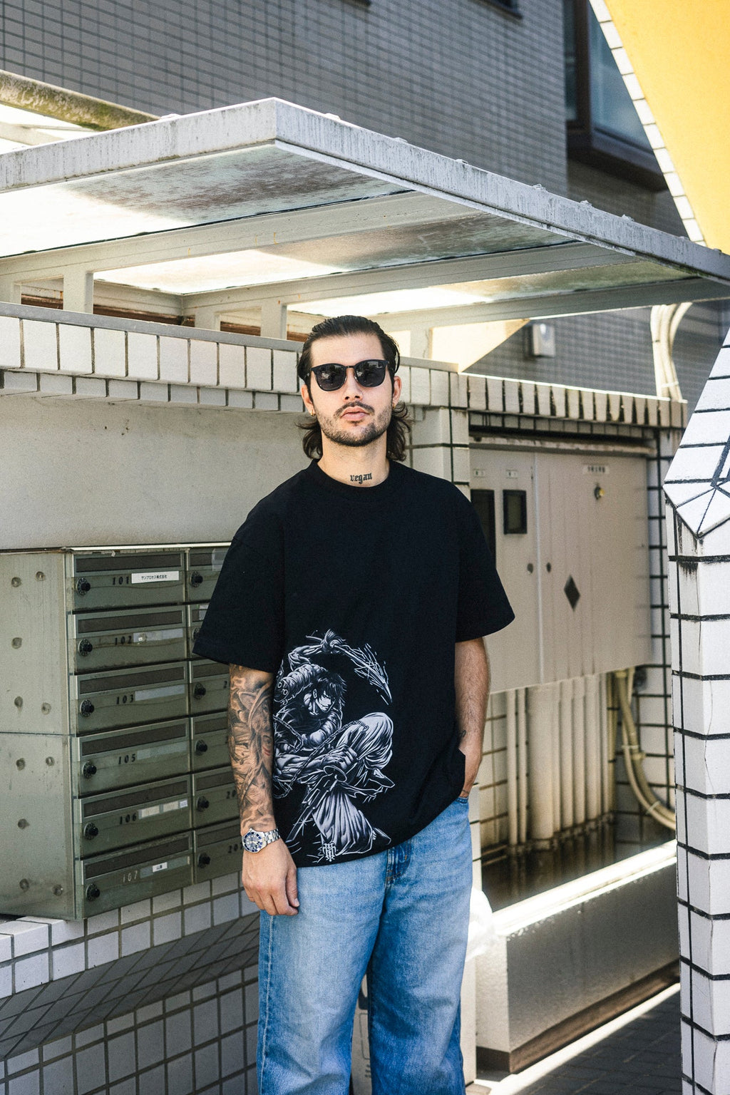 TOJI CHAINED OVERSIZE T-SHİRT-JUJİTSU KAİSEN