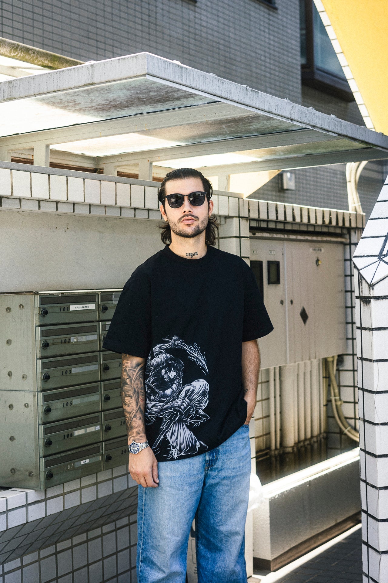 TOJI CHAINED OVERSIZE T-SHİRT-JUJİTSU KAİSEN