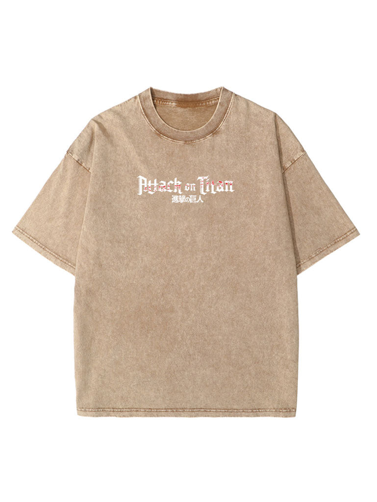 Reiner 2-Sided Vintage T-SHİRT-ATTACK ON TİTAN