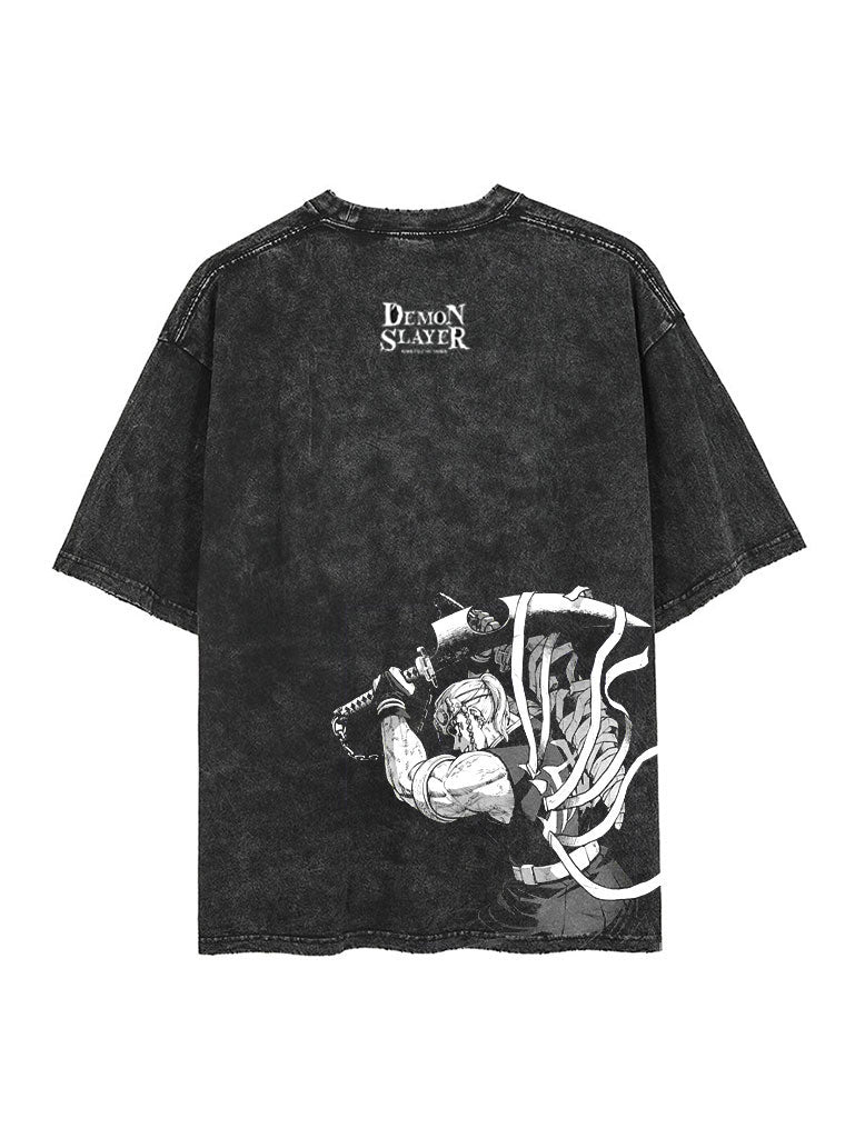 Lord Tengen 2-Sided Vintage T-SHİRT-DEMON SLAYER