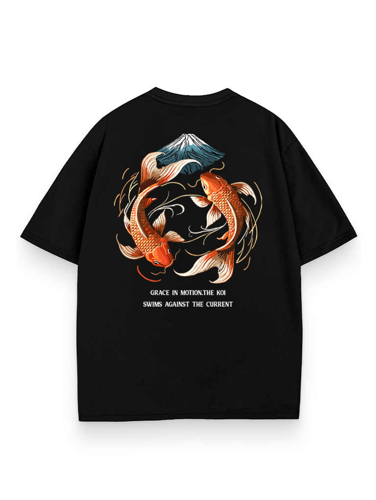 KOI FISH OVERSIZE T-SHİRT