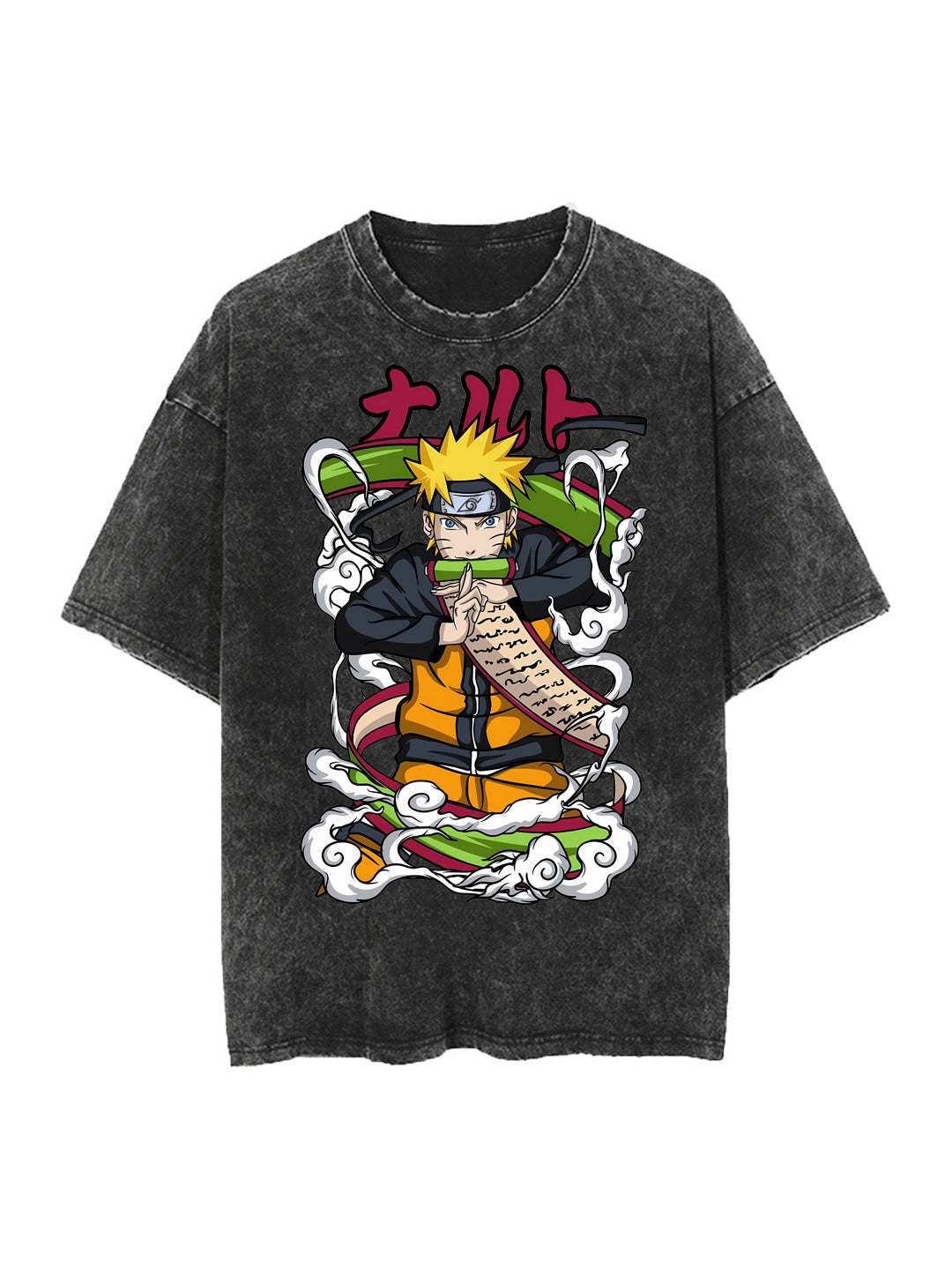 LEAF NINJA VINTAGE OVERSIZE T-SHİRT-NARUTO