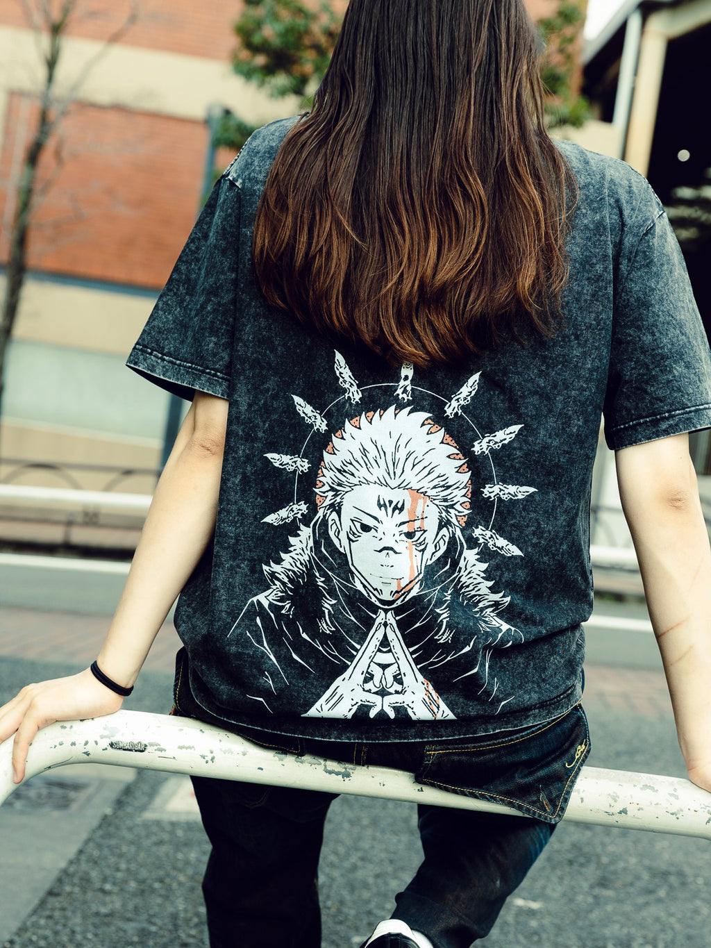 King Cursed 2-Sided Vintage T-SHİRT-JUJİTSU KAİSEN