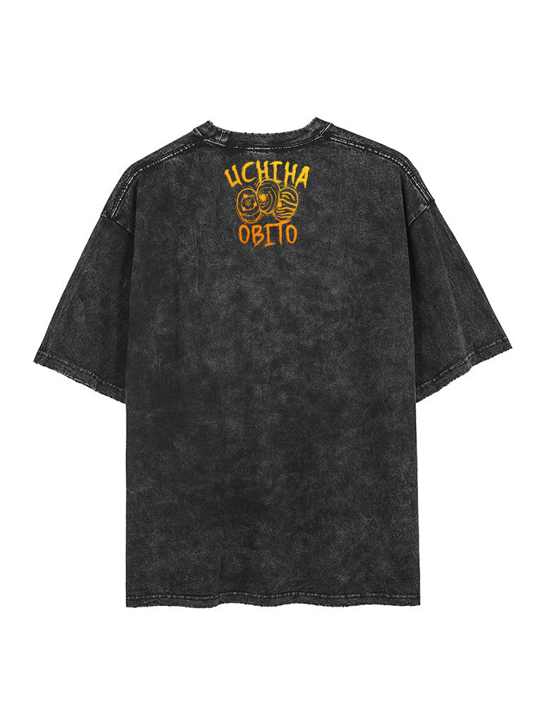 OBITO VINTAGE OVERSIZE T-SHİRT-NARUTO