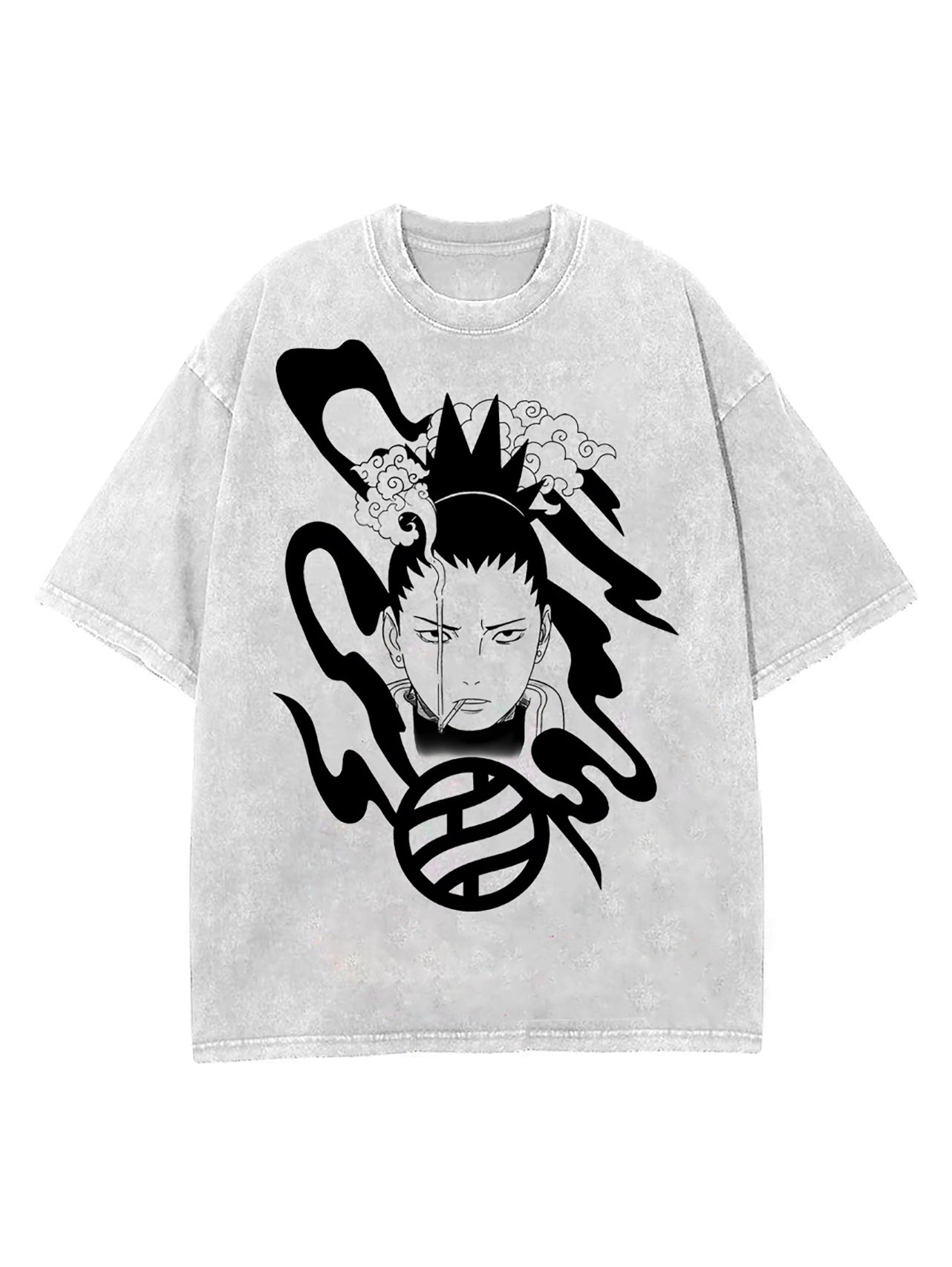 SHIKAMARU VINTAGE OVERSIZE T-SHİRT-NARUTO