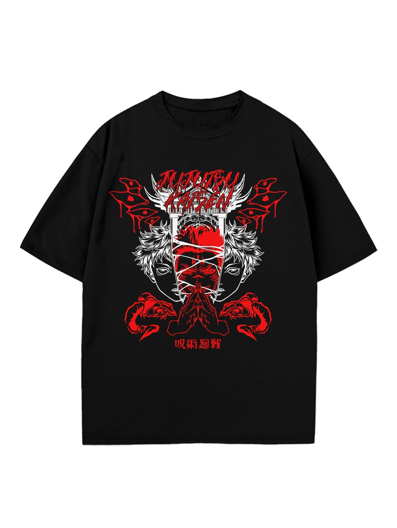 SUKUNA INCARNATION OVERSIZE T-SHİRT-JUJİTSU KAİSEN