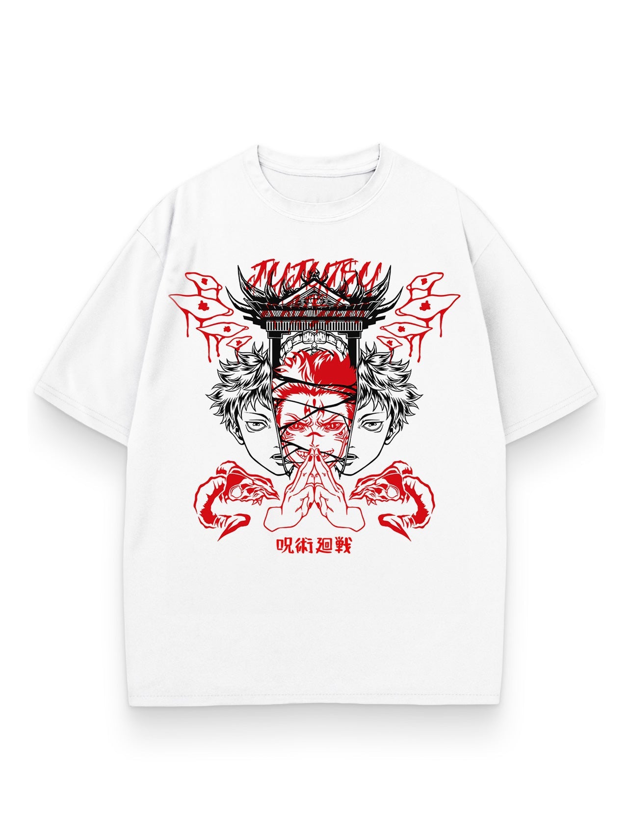 SUKUNA INCARNATION OVERSIZE T-SHİRT-JUJİTSU KAİSEN