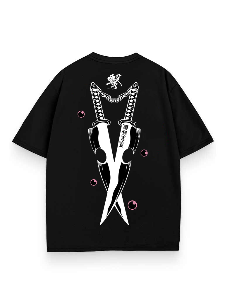 UZUI OVERSIZE T-SHİRT-BLEACH