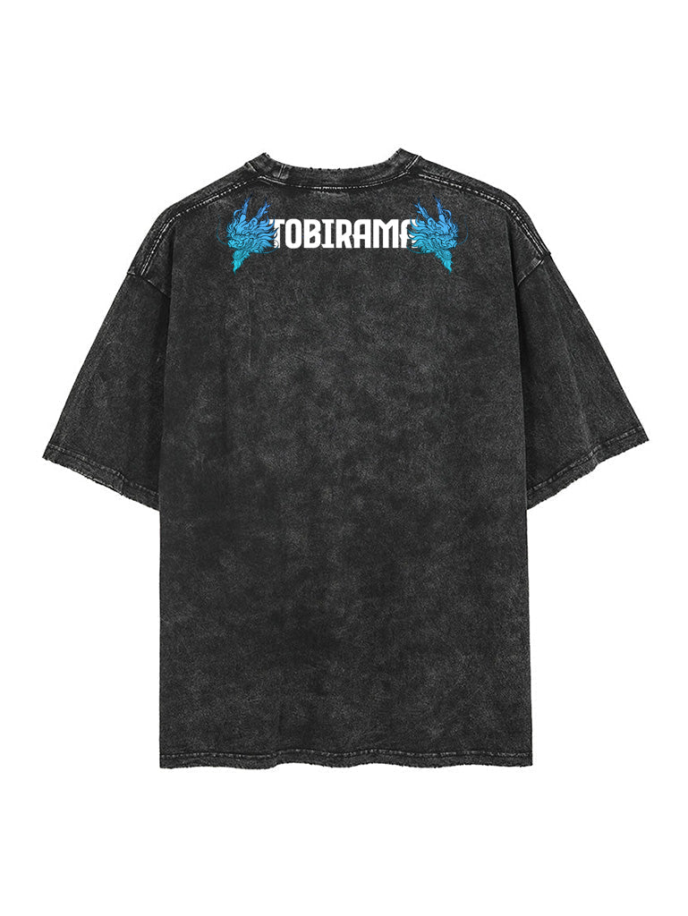 TOBIRAMA VINTAGE OVERSIZE T-SHİRT-NARUTO