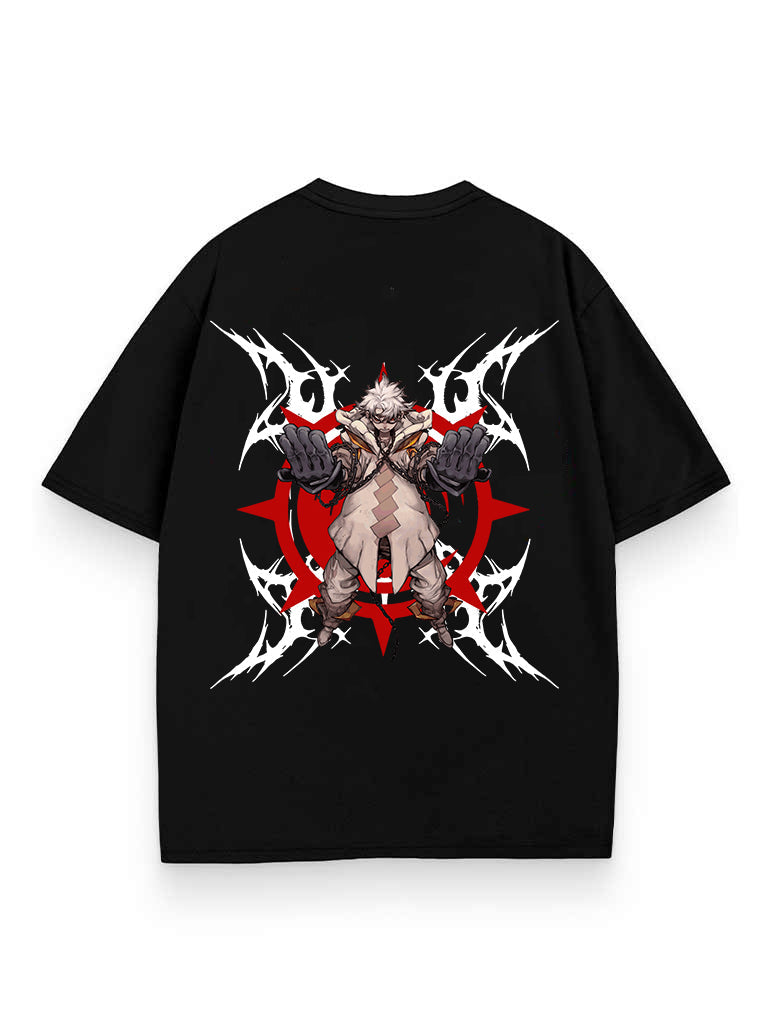 TRASH RAIDER 2-SIDED OVERSIZE T-SHİRT-GACHİAKUTA