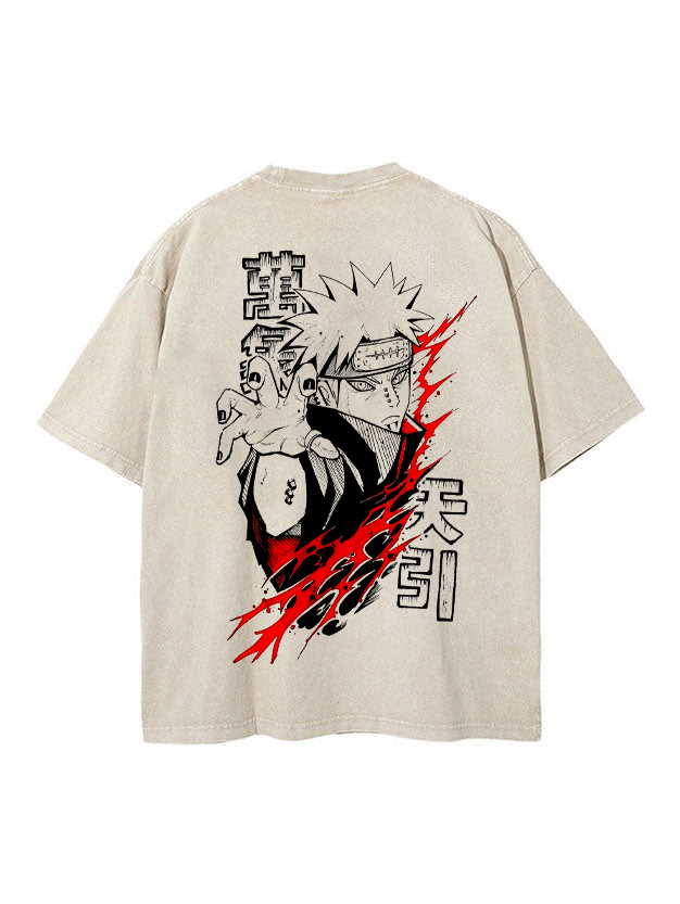 TENDO BEIGE T-SHİRT-NARUTO
