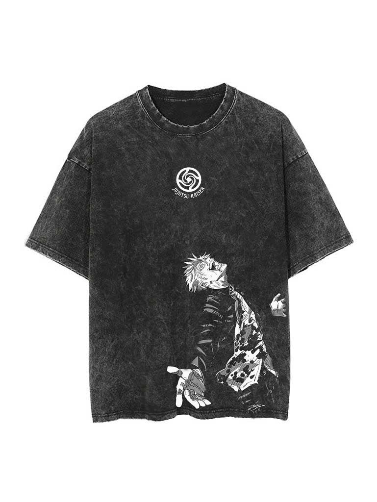 Purple Hollow Vintage T-SHİRT-JUJİTSU KAİSEN